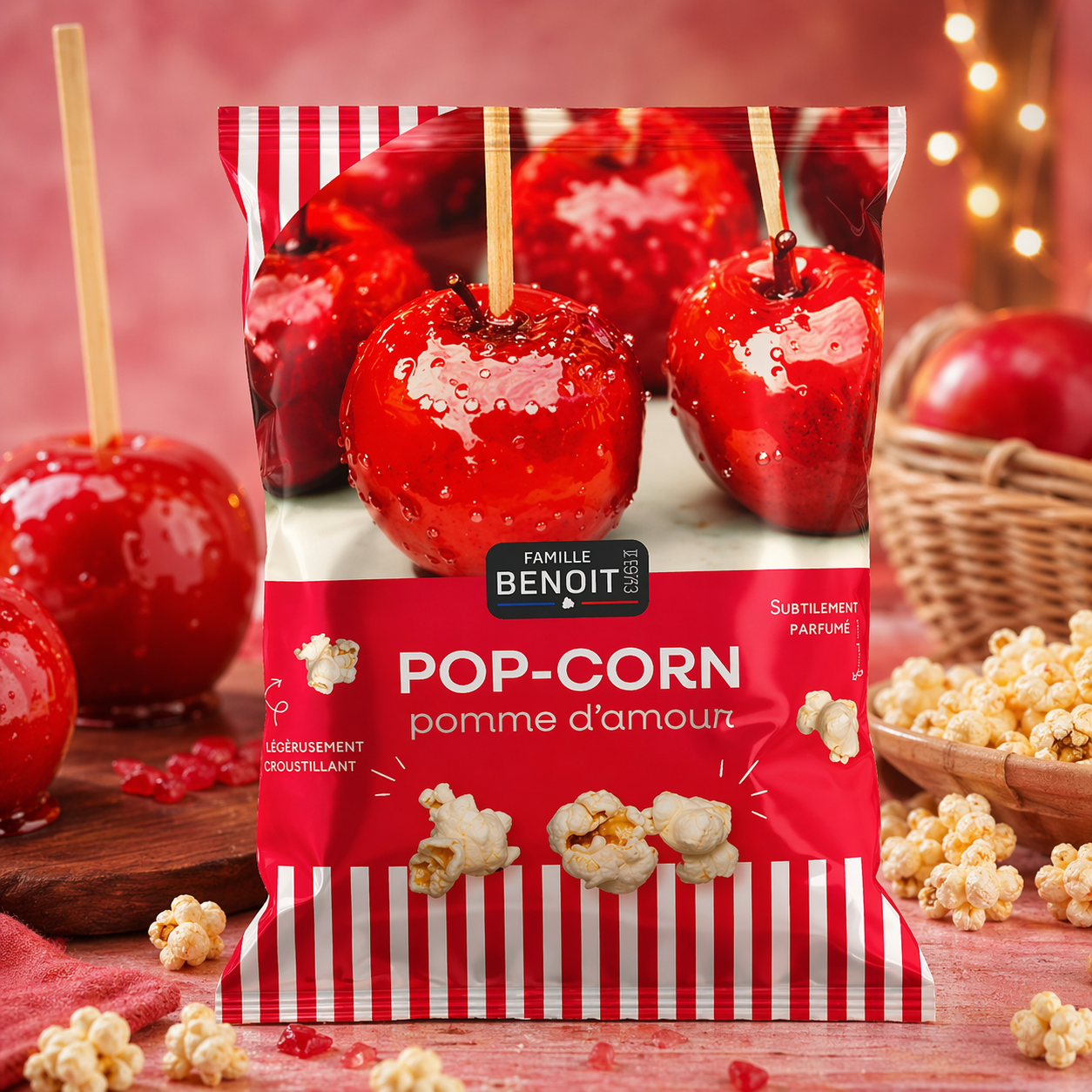Pop Corn Pomme d’amour (le sachet)