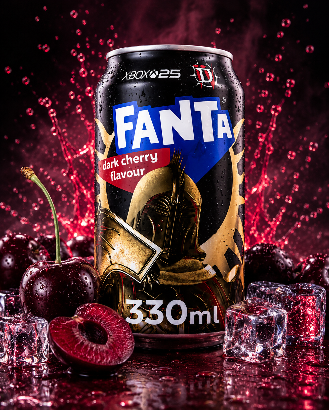 Fanta Cerise Noire 🇬🇧 (33cl)