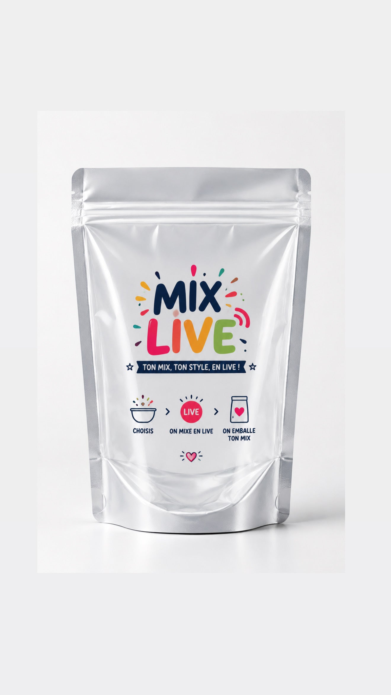 Mix Live (500g) Bleu et Rose (45 réf)