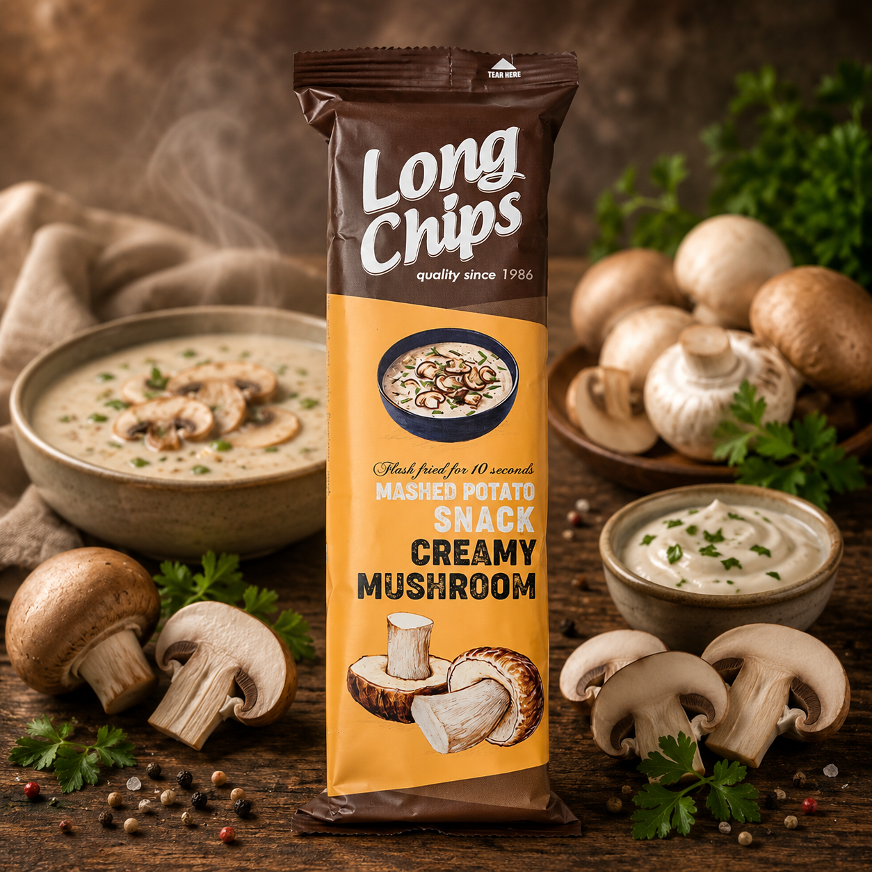 Long Chips - Champignon à la crème 🍄🟫