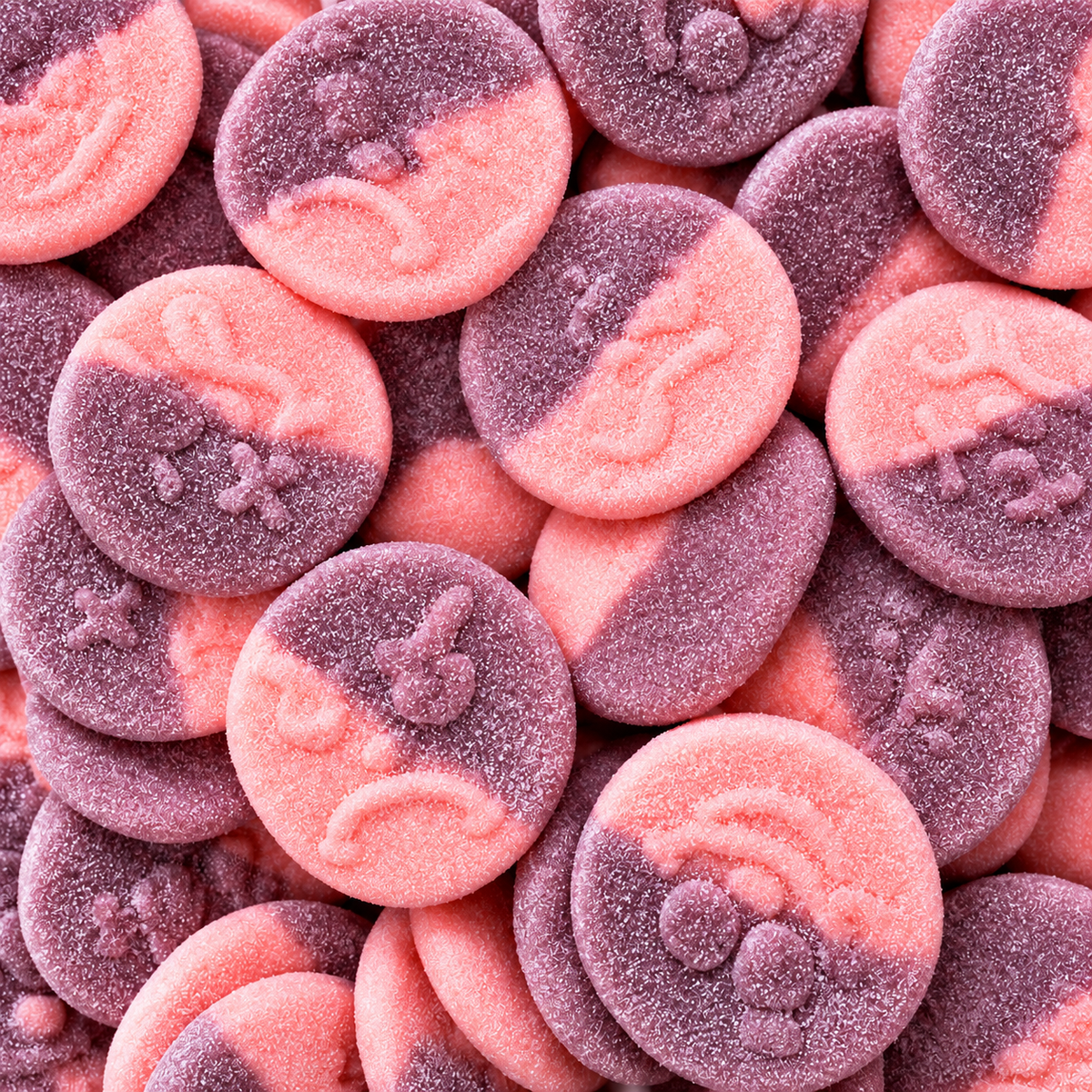 Smiley Acide Cerise / Fraise (100g)
