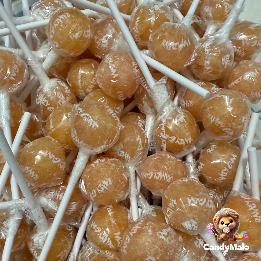 Sucette Pêche Chewing-gum (x1)