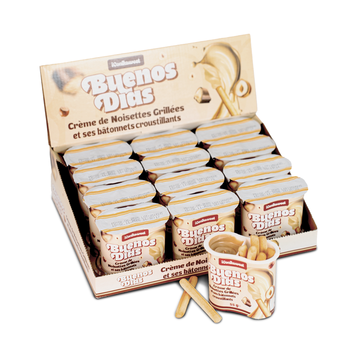 Buenos Dias / Crème de noisette Grillés (x1)