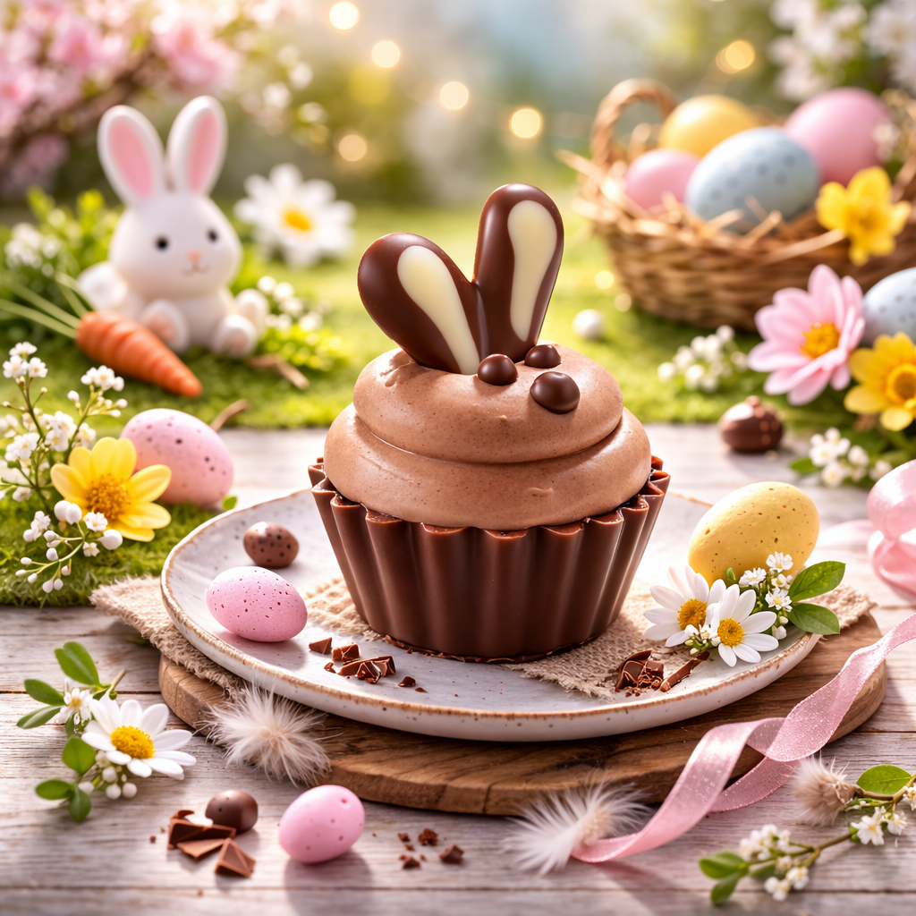 Cupcake crème de chocolat & Moka (x2) - Chocolaterie Belge (Pralibel)