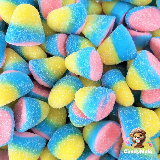 Bisous multicolores acides (100g)