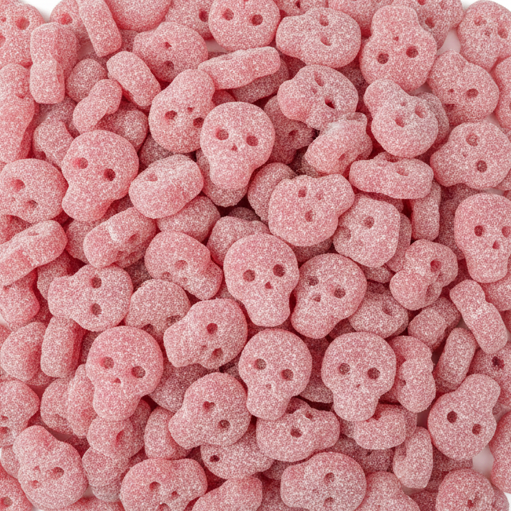 Crâne Pink (100g) - Bonbons Suédois
