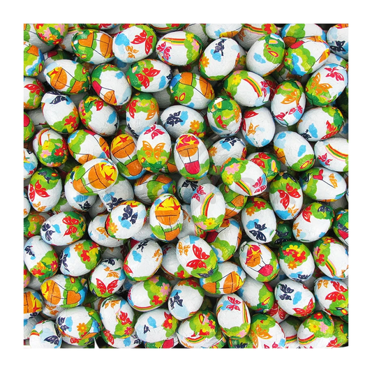 Œufs lait fourrés crème noisette céréales (100g) Chocolaterie Italienne (Sorini)