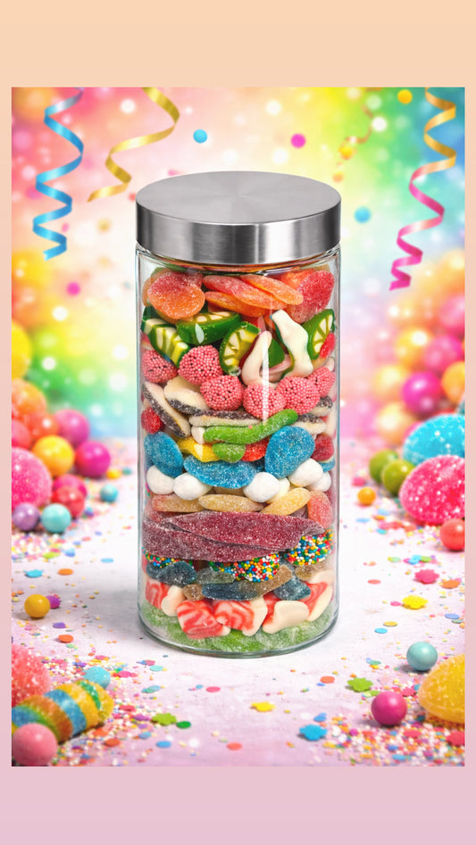 Bonbonnière à Personnaliser en live + Dédicace sur le couvercle (1KG)