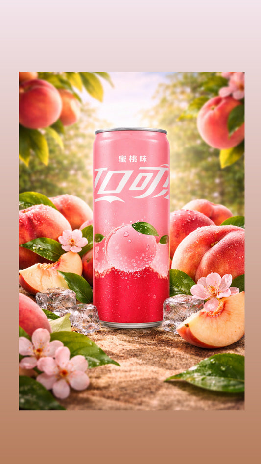 Coca Cola Pêche Blanche Chine (33cl)