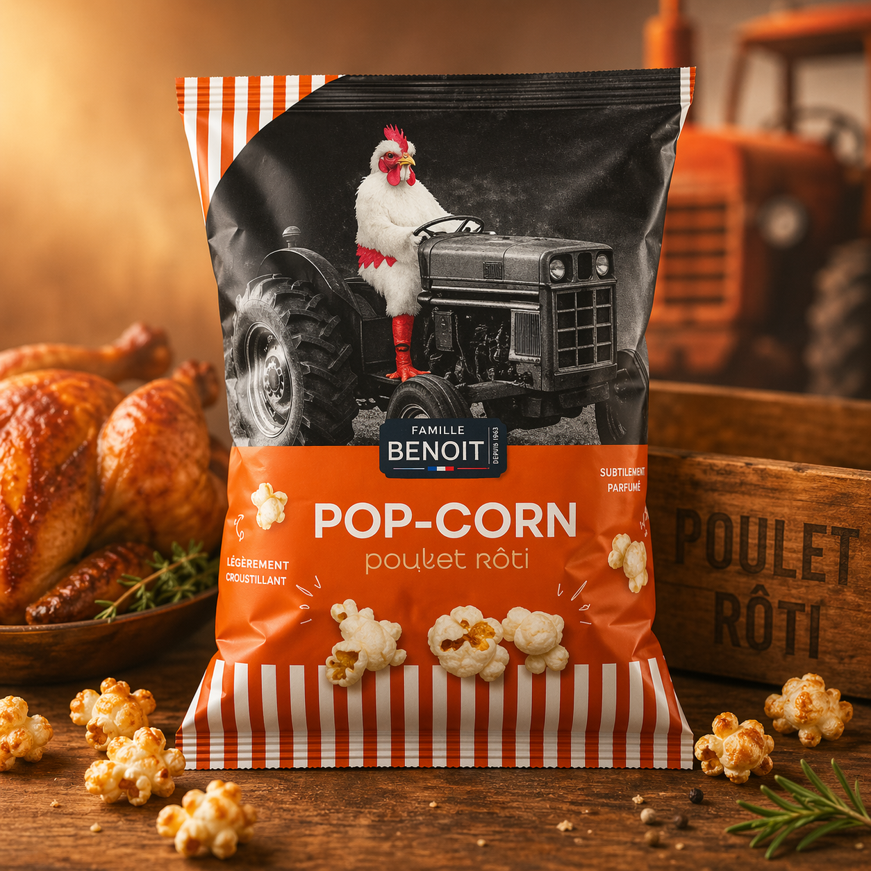 Pop Corn Poulet Rôti (le sachet)
