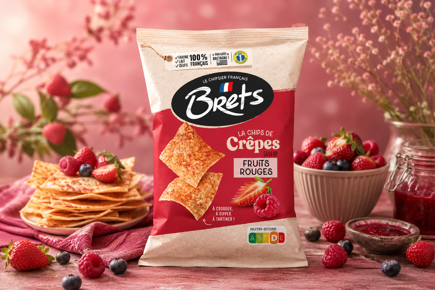 Crêpes Brets Fruits Rouges (x1) - précommande (19/06)