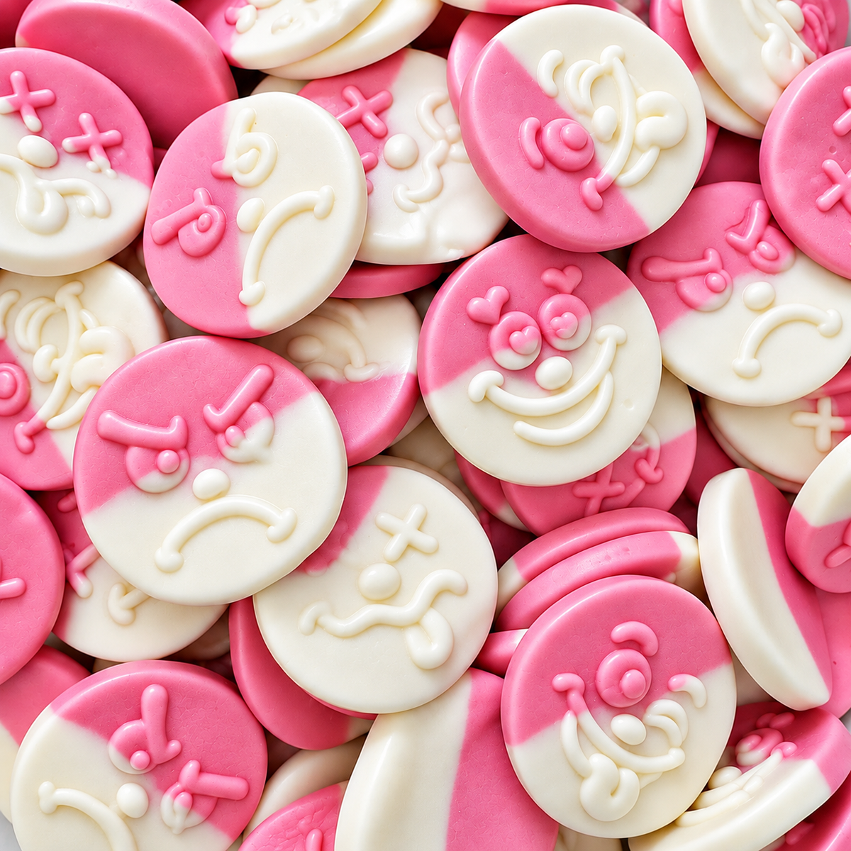 Smiley Framboise / Vanille (100g)