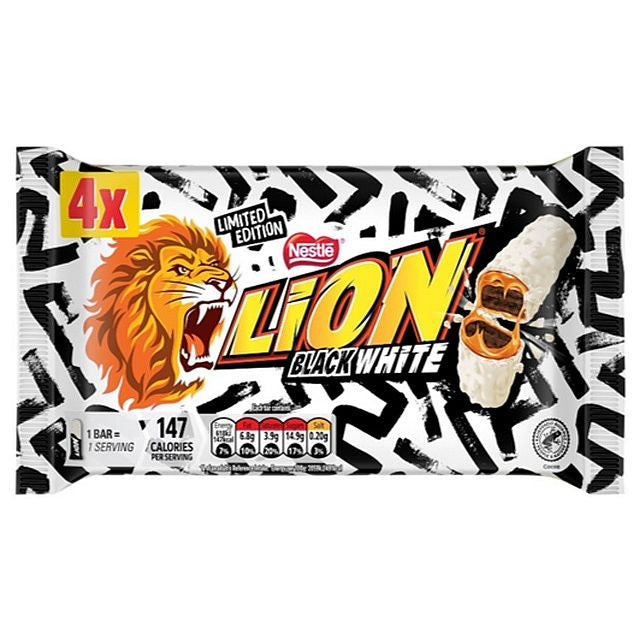 Lion Black&White (lot de 4 barres)
