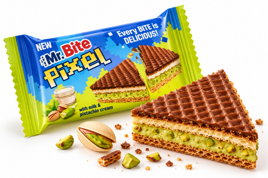 Gaufrette lait / crème Pistache (x1)